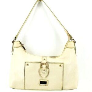 Liz & Co Women's Casual Cream Zipper Closure Shoulder/Arm Bag